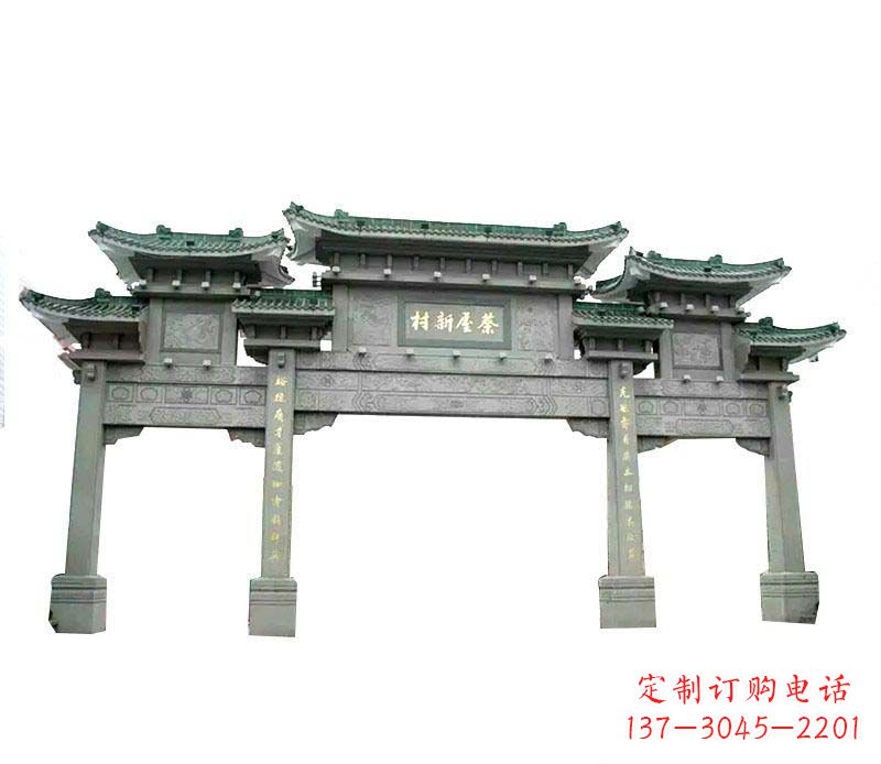 益阳石牌坊雕塑——传承古老文化的精美杰作