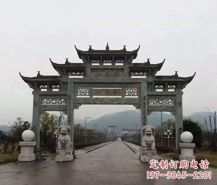 益阳牌坊石雕传承民间文化