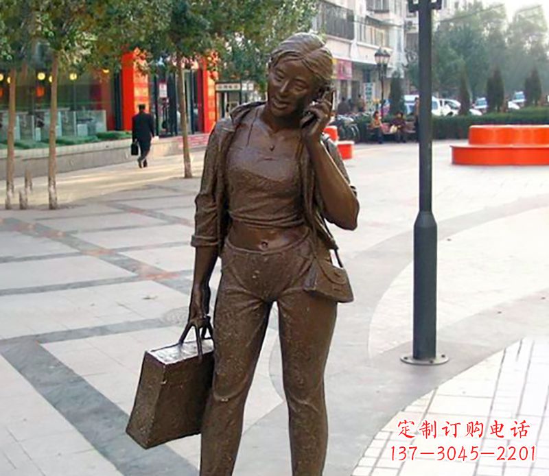 益阳通话女性雕塑