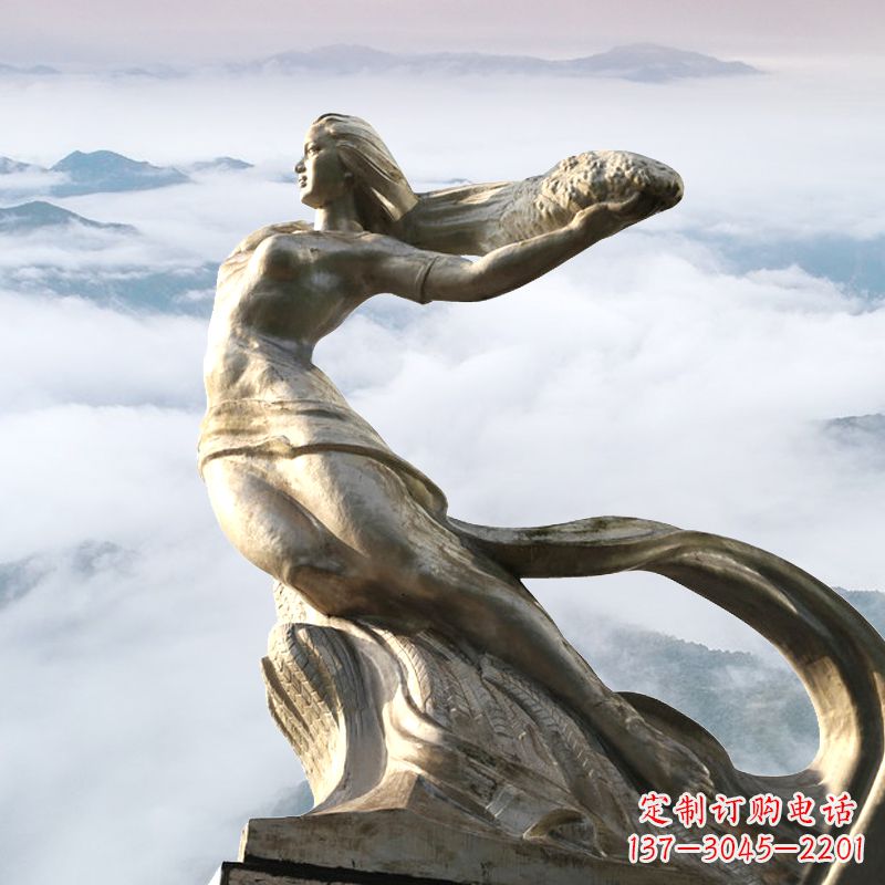 益阳女娲补天——神话中的传奇雕塑