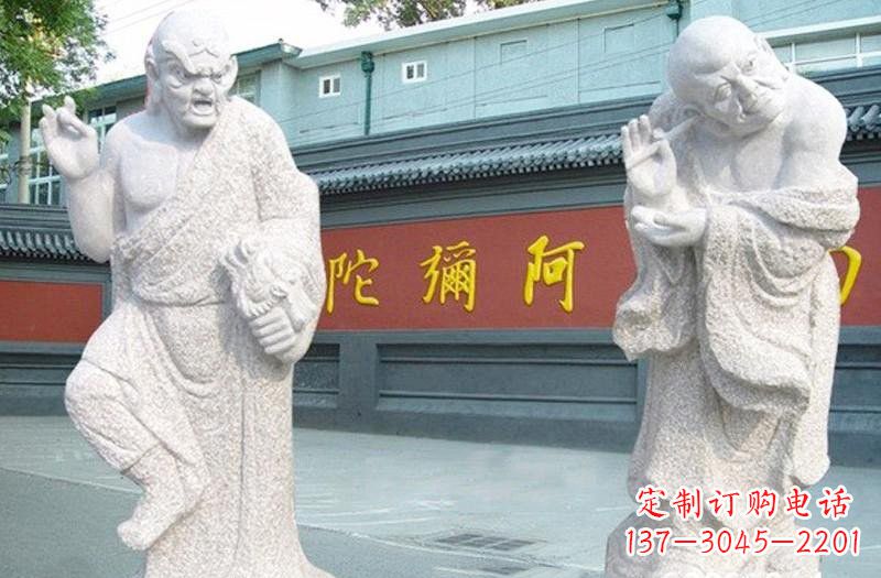 益阳大理石罗汉雕塑佛教精神的象征