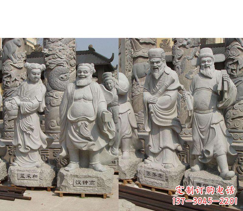益阳大理石八仙雕塑神秘的艺术之美