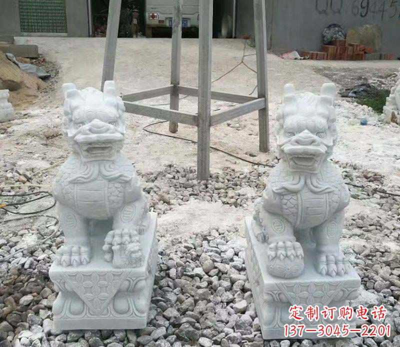 益阳麒麟门口镇宅招财石雕