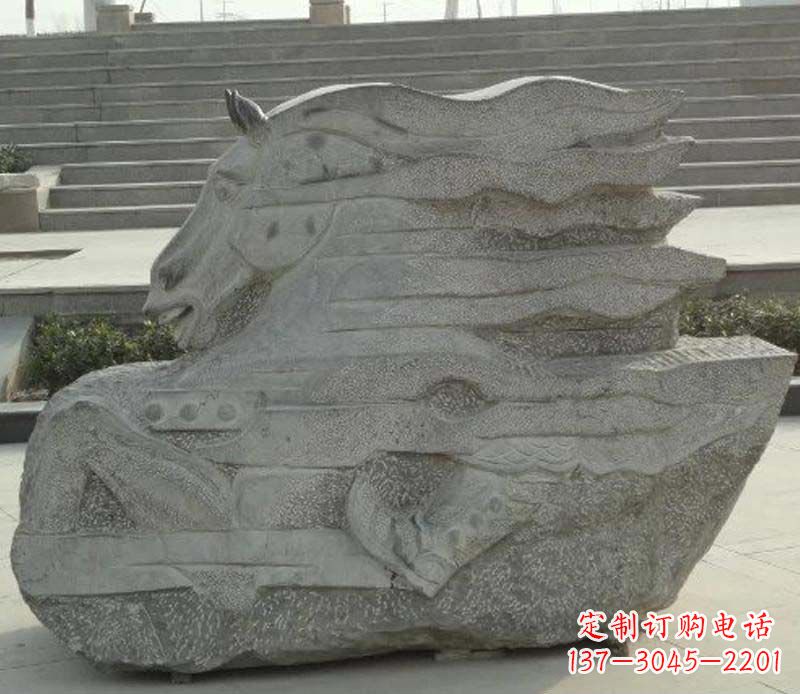 益阳大理石马雕百年传统的精美杰作