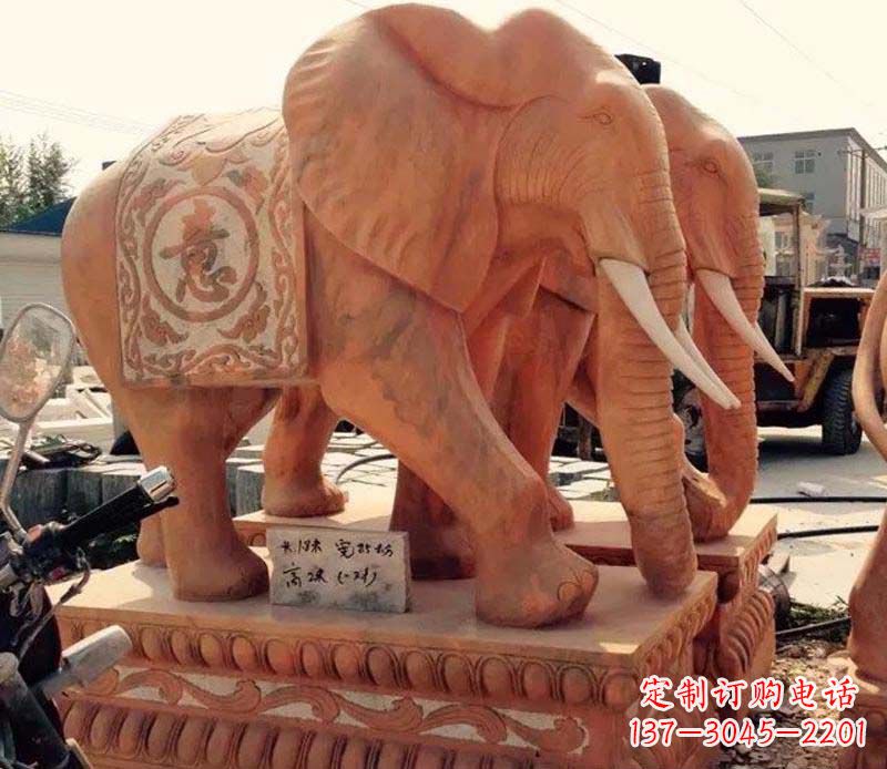 益阳大象雕塑 传承古典文化的艺术精品
