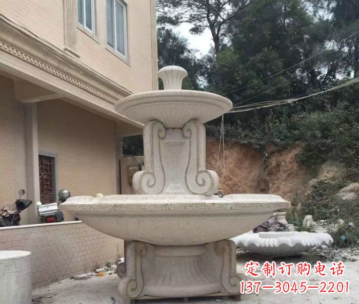益阳大理石大型喷泉雕塑精致美观又富有艺术气息