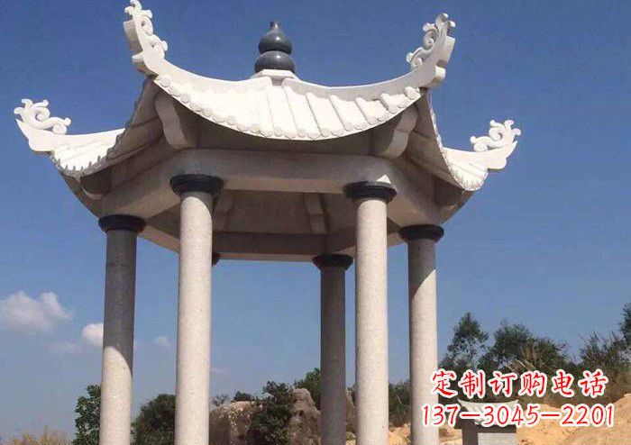 益阳大理石凉亭雕塑——传承古代工艺之精粹