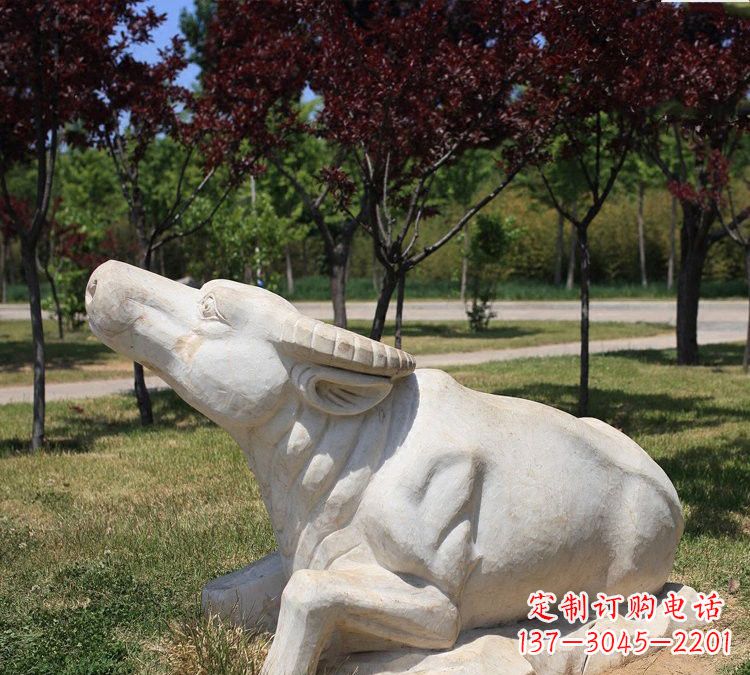 益阳大理石动物雕塑传承文化的艺术精品