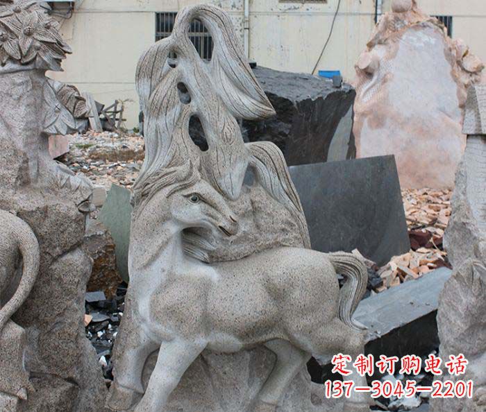 益阳大理石动物雕塑丰富多彩的艺术品