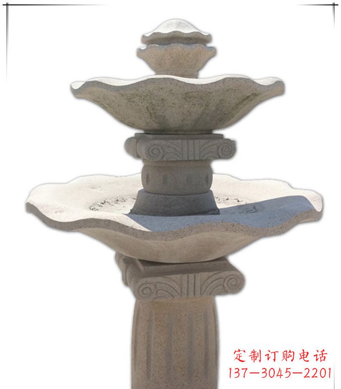 益阳大理石多层喷泉石雕精美绝伦的艺术形式