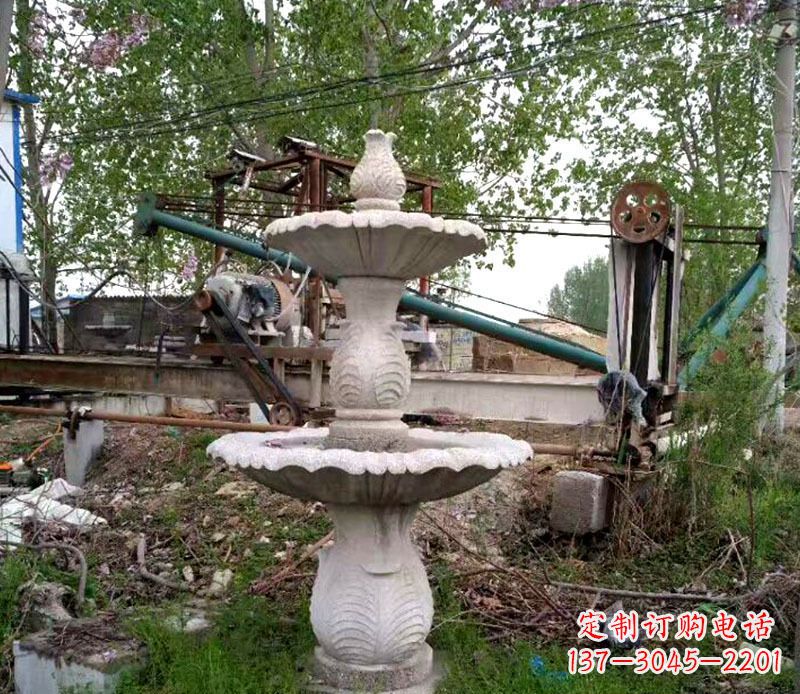益阳大理石多层喷泉石雕雕塑艺术的精美之作