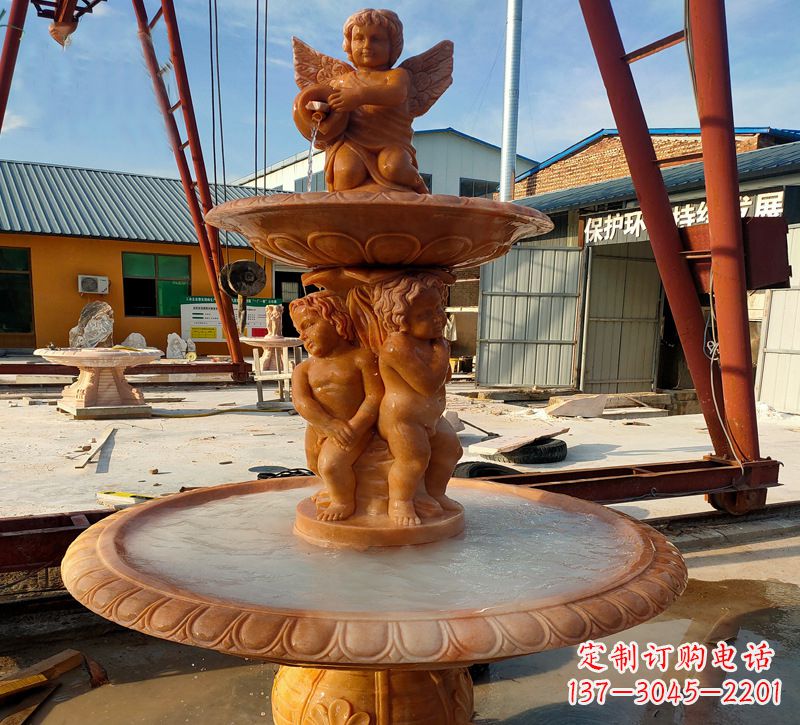 益阳大理石风水球雕塑传承古老文化