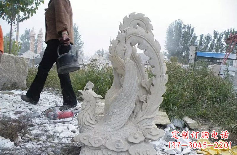 益阳凤凰雕塑传承瑰丽的古老文化