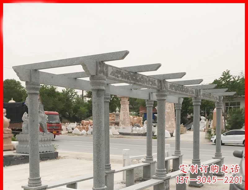 益阳大理石公园石雕长廊高端定制雕塑