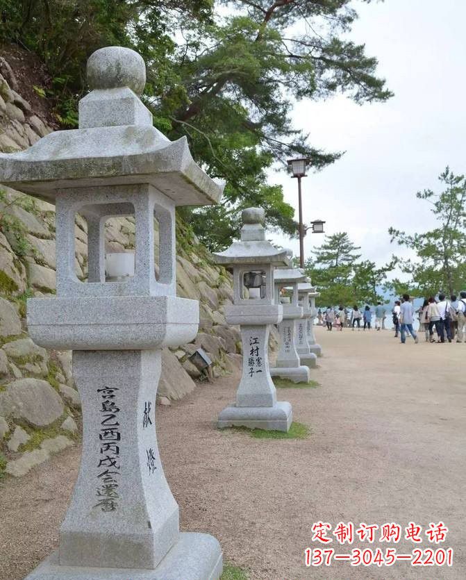 益阳精美古典大理石宫灯雕塑