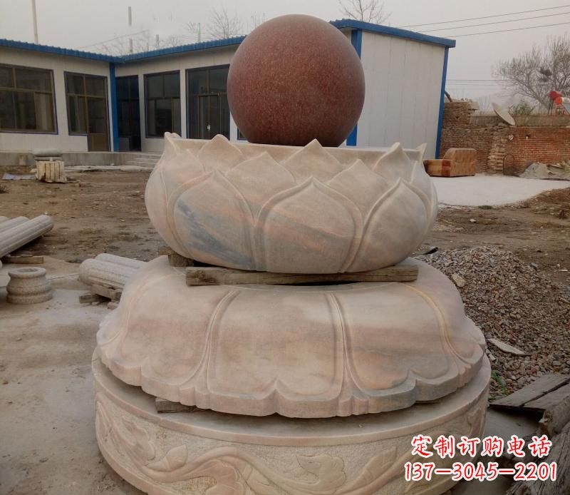 益阳大理石风水球雕塑