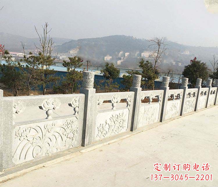 益阳大理石护城河栏板石雕