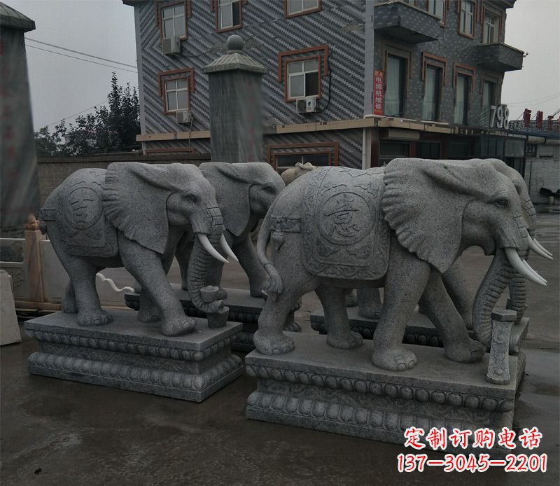 益阳唯美雕刻大象雕塑