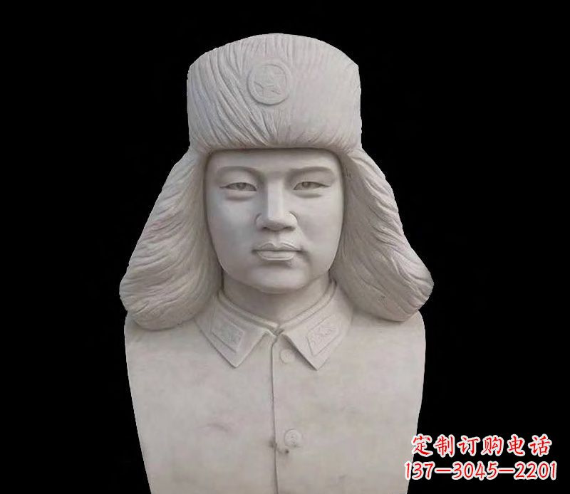益阳激励青年的雷锋石雕