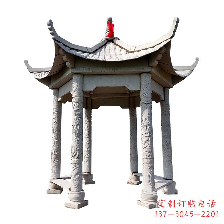益阳中领雕塑大理石凉亭雕塑