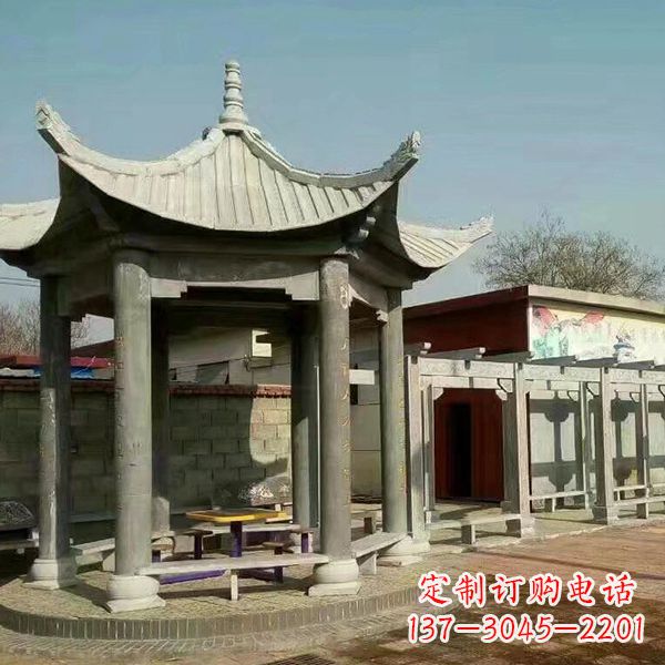 益阳大理石凉亭庭院亭子