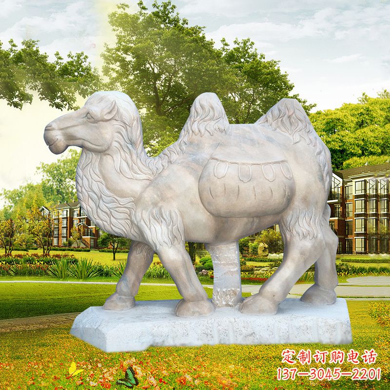 益阳大理石骆驼石塑型艺术