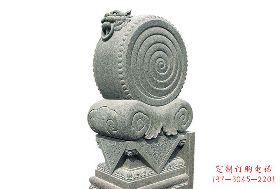 益阳门墩招财石雕