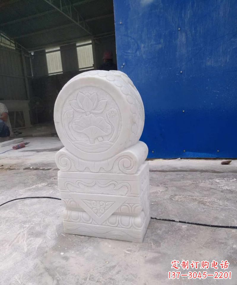 益阳大理石门墩雕塑,精美而实用