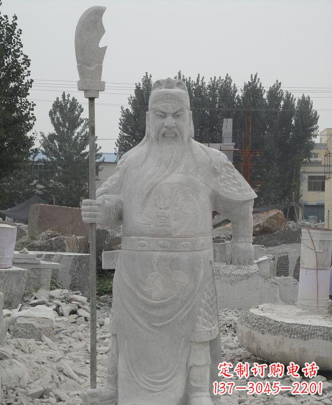 益阳大理石关公雕塑