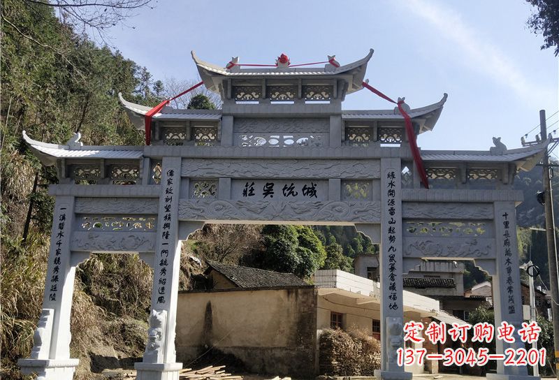 益阳大理石牌坊雕塑尊贵雕塑,永久保存