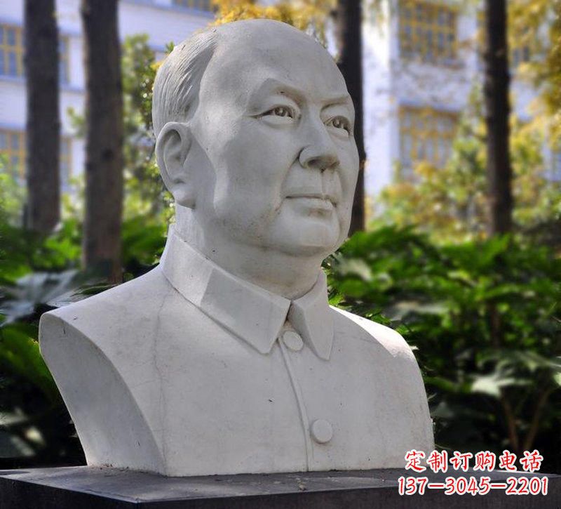 益阳大理石钱学森胸像石雕——赞颂改革开放的先驱