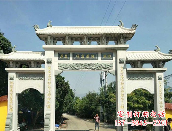 益阳大理石牌坊雕塑