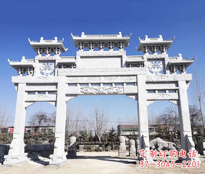 益阳大理石牌坊石雕定制