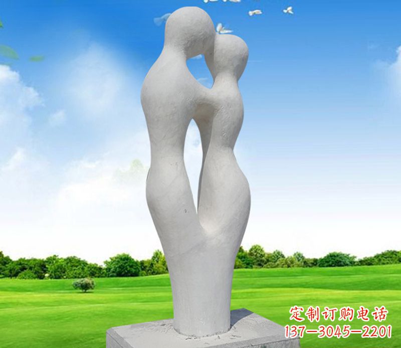 益阳情侣石雕,永恒的爱恋