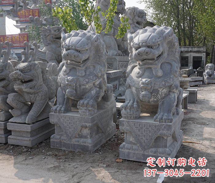 益阳大理石狮子雕塑