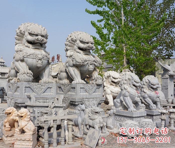 益阳大理石狮子雕塑