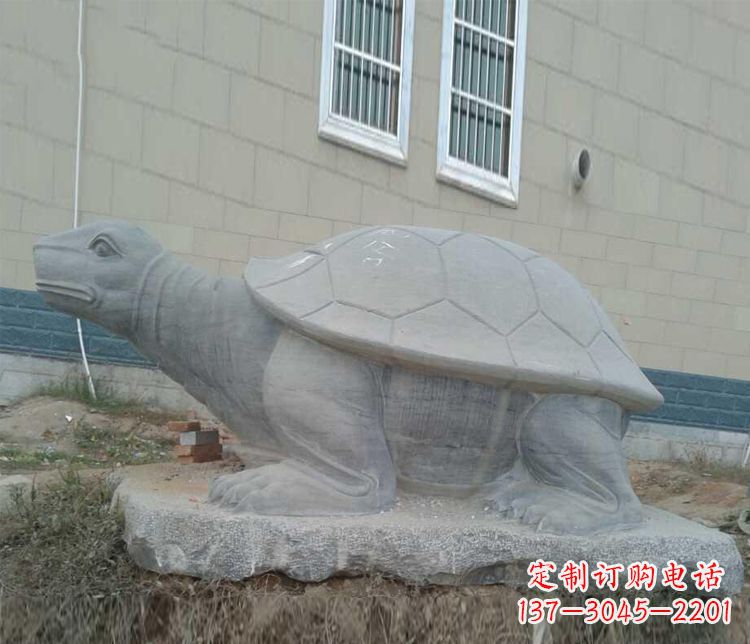 益阳大理石乌龟石雕精美的古典风格装饰