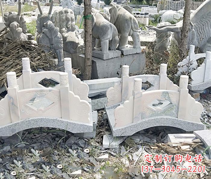 益阳精美大理石拱桥雕塑