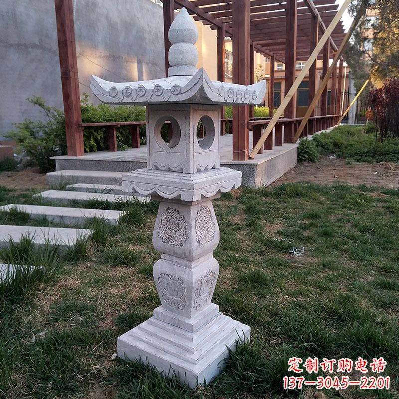 益阳大理石灯笼雕塑