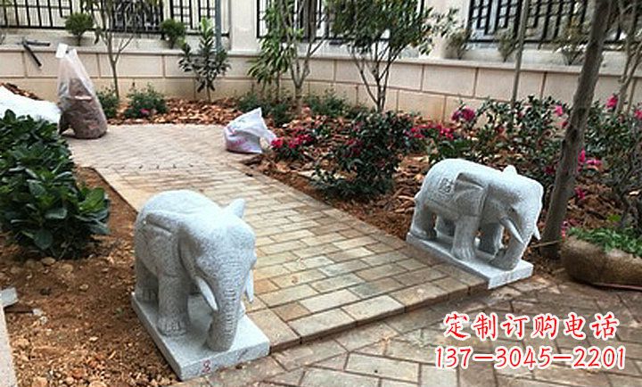 益阳大理石小象石雕,让你的大好家园更加美丽