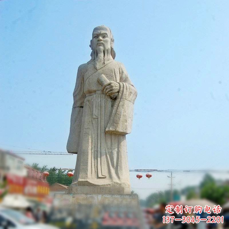 益阳大理石庄子雕塑-名人雕像