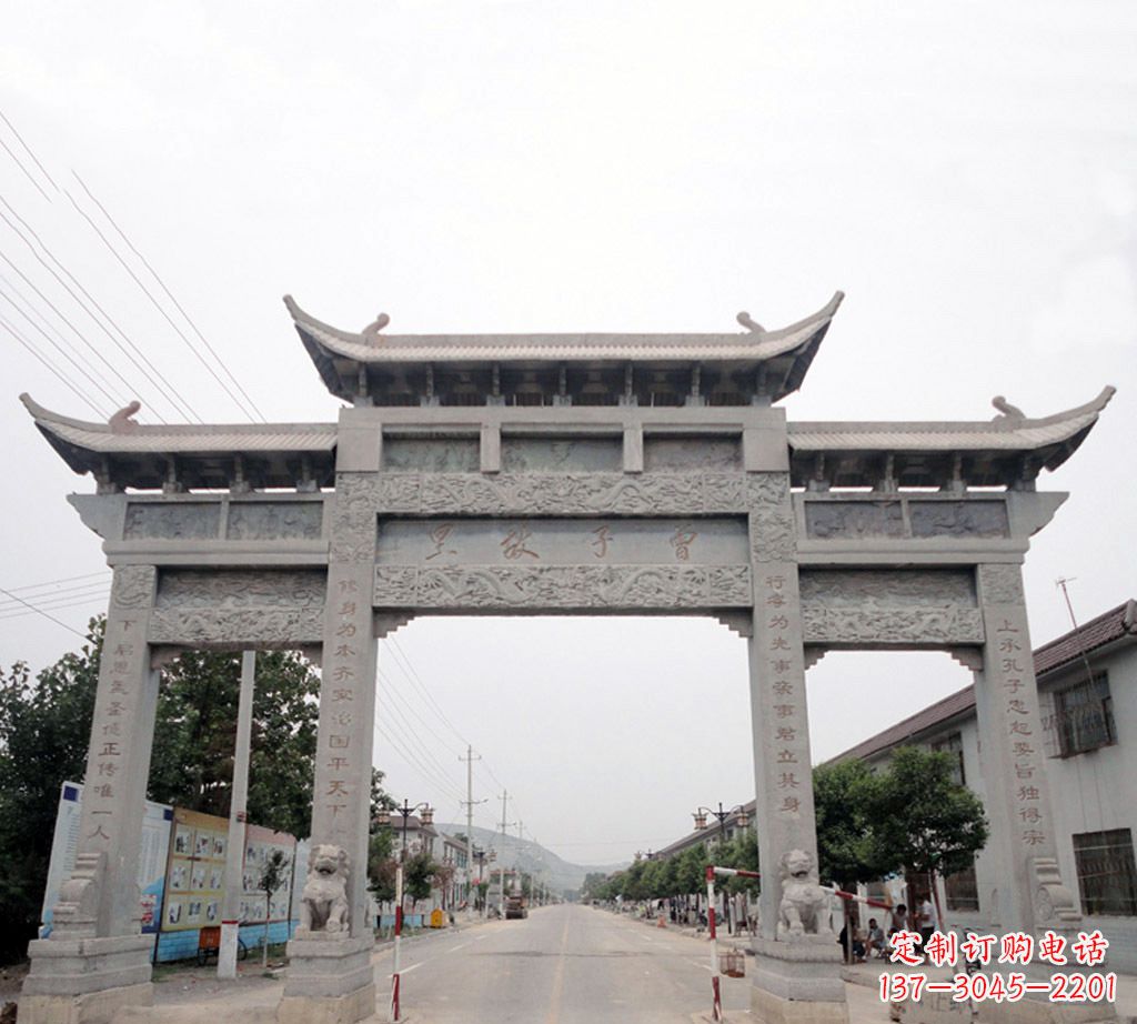 益阳大石牌坊雕塑——精心打造的艺术品