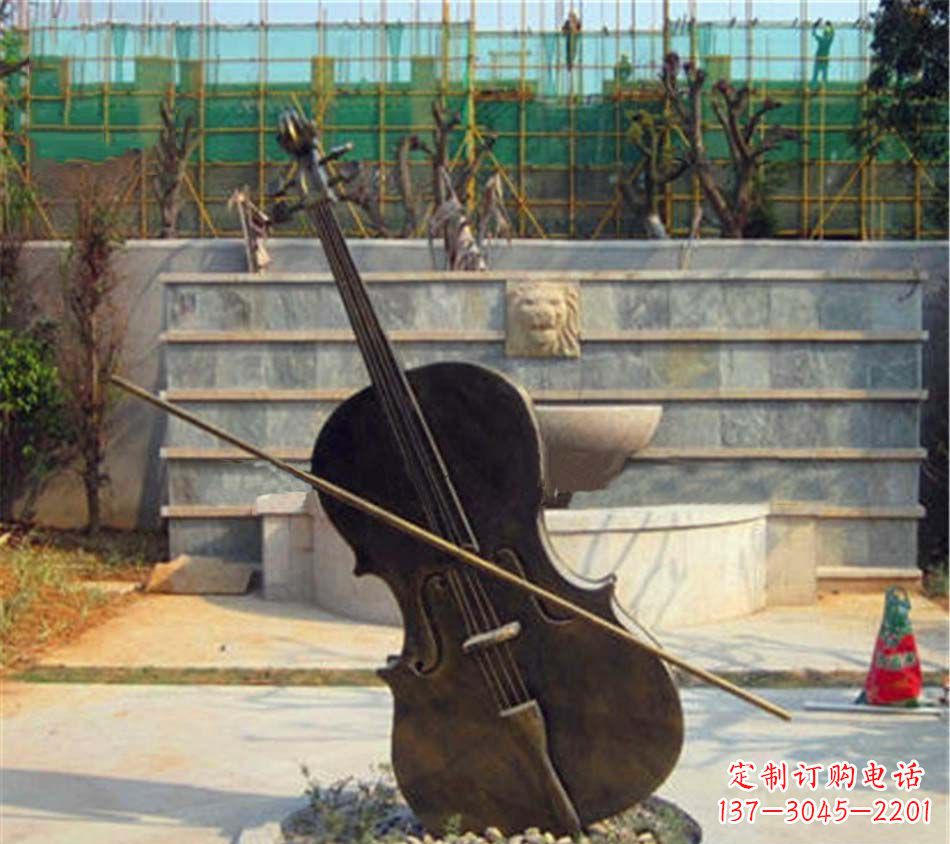 益阳精美大提琴铜雕