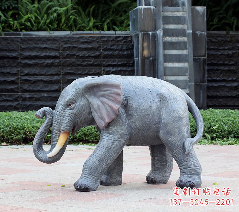 益阳大象 石雕雕塑