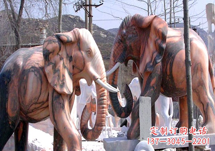 益阳大象雕刻石雕