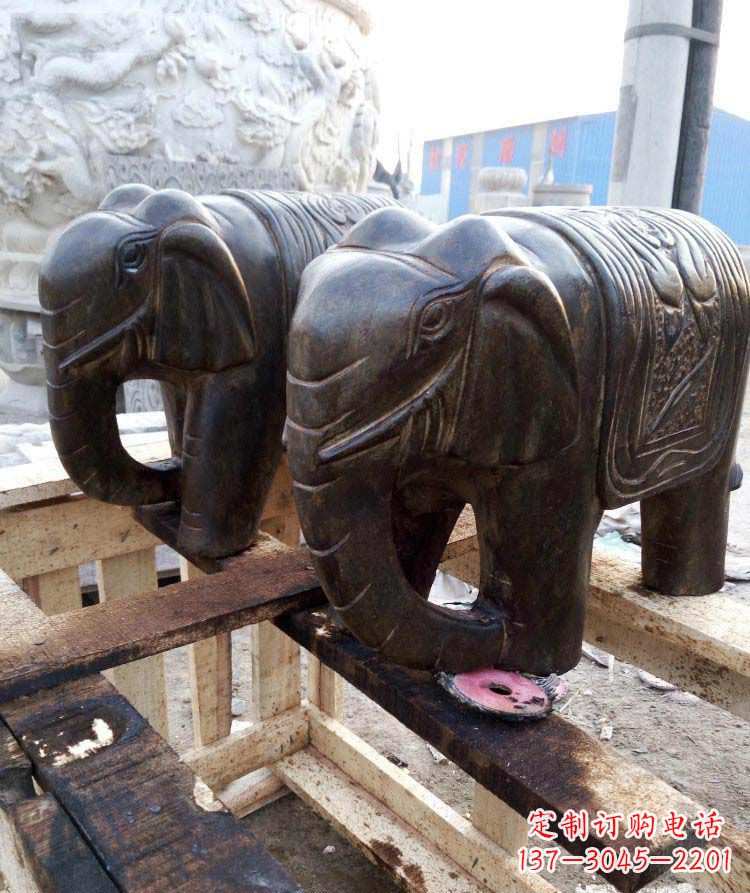 益阳大象动物铜雕1