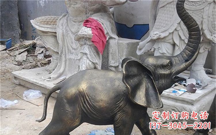益阳大象动物铜雕112