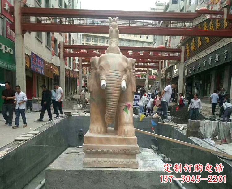 益阳大象石材雕塑
