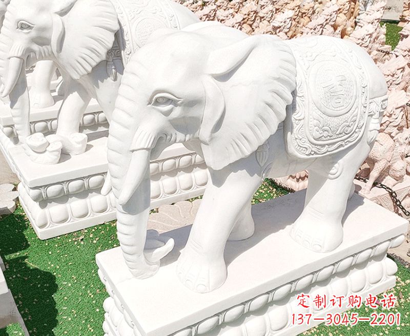 益阳大象石雕雕塑