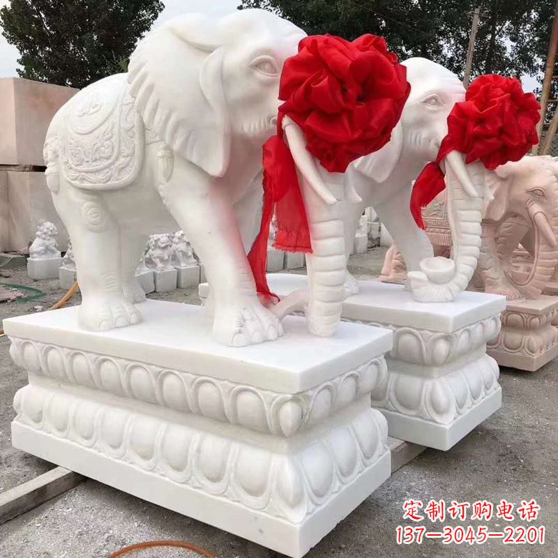 益阳大象石雕塑